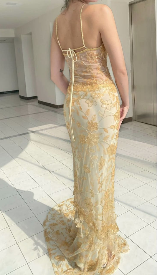 Pretty Sexy Mermaid Long Prom Dresses Formal Evening Dress S6788