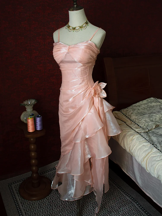 Blush Pink Party Dress, Formal Evening Gowns S6878