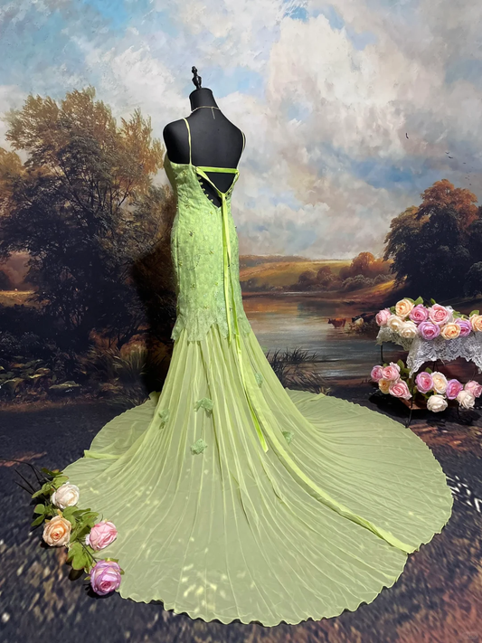 Green Mermaid Party Dress, Long Formal Evening Gowns S6870