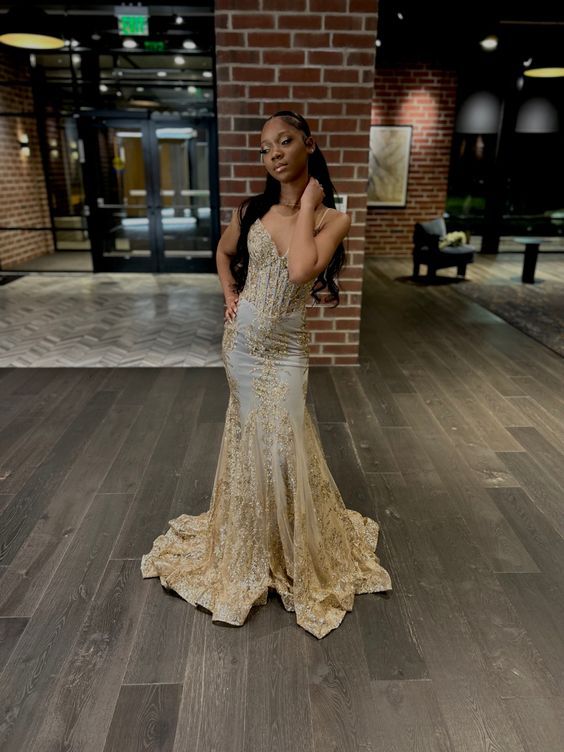 Princess Corset Style Mermaid Evening Dress S6427