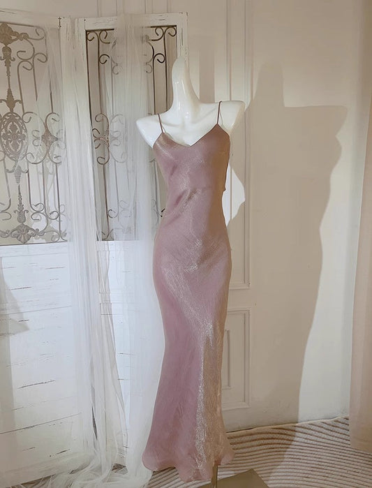 V-neck evening dress long prom dress birthday party dress S5937