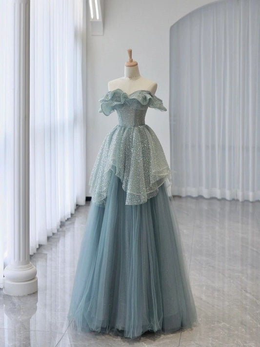 Princess Tulle A-line Prom Dress, Birthday Party Dress S6347