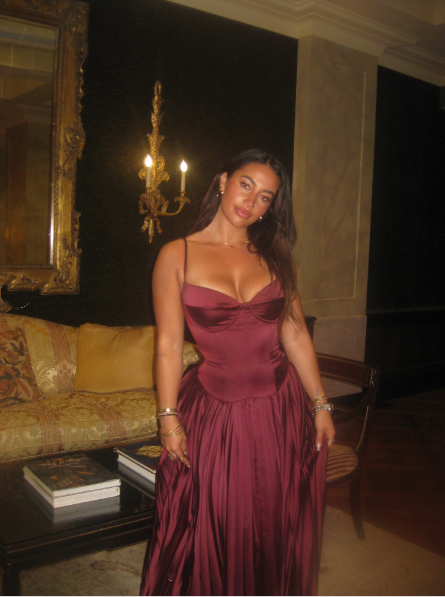 Beautiful A line Spaghetti Straps Burgundy Long Satin Party Dresses Prom Dress SD2024