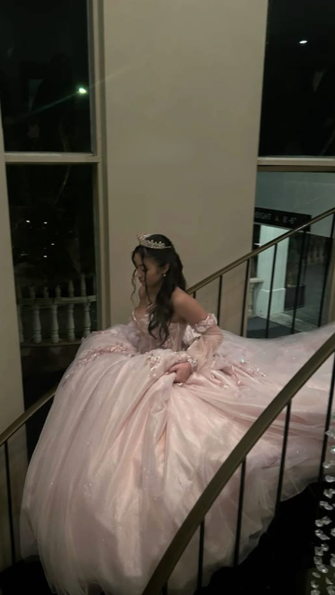 Appliques Tulle Quinceanera Dress Ball Gown Sweet 16 Dress