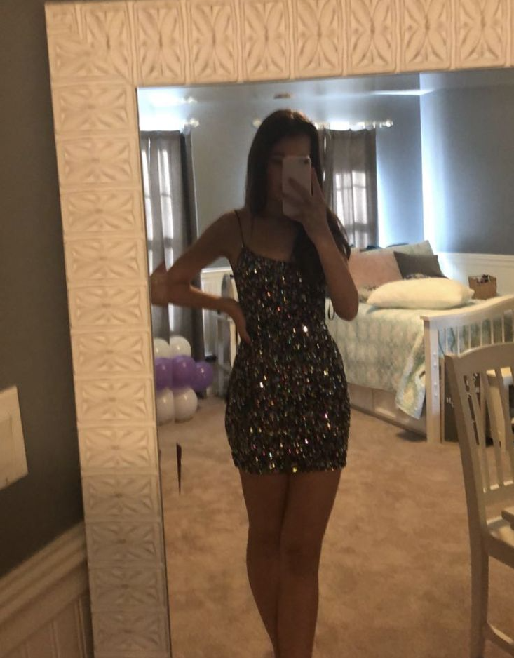 Sexy Sequin Shiny Homecoming Dress Short Party Dress fg7724