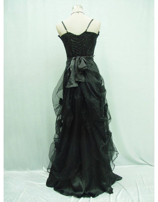 Straps Beading Vintage A-Line Long Party Dress Evening Dresses S6713