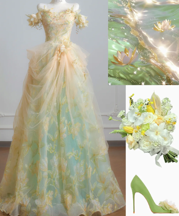 A Line Unique Long Wedding Dress Evening Party Dresses fg7736