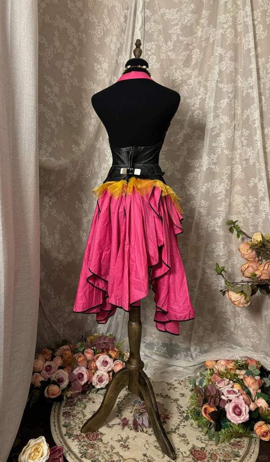 New Homecoming Dress Halter Cascade Prom Dress Back to School Outfits Party Dress D6146