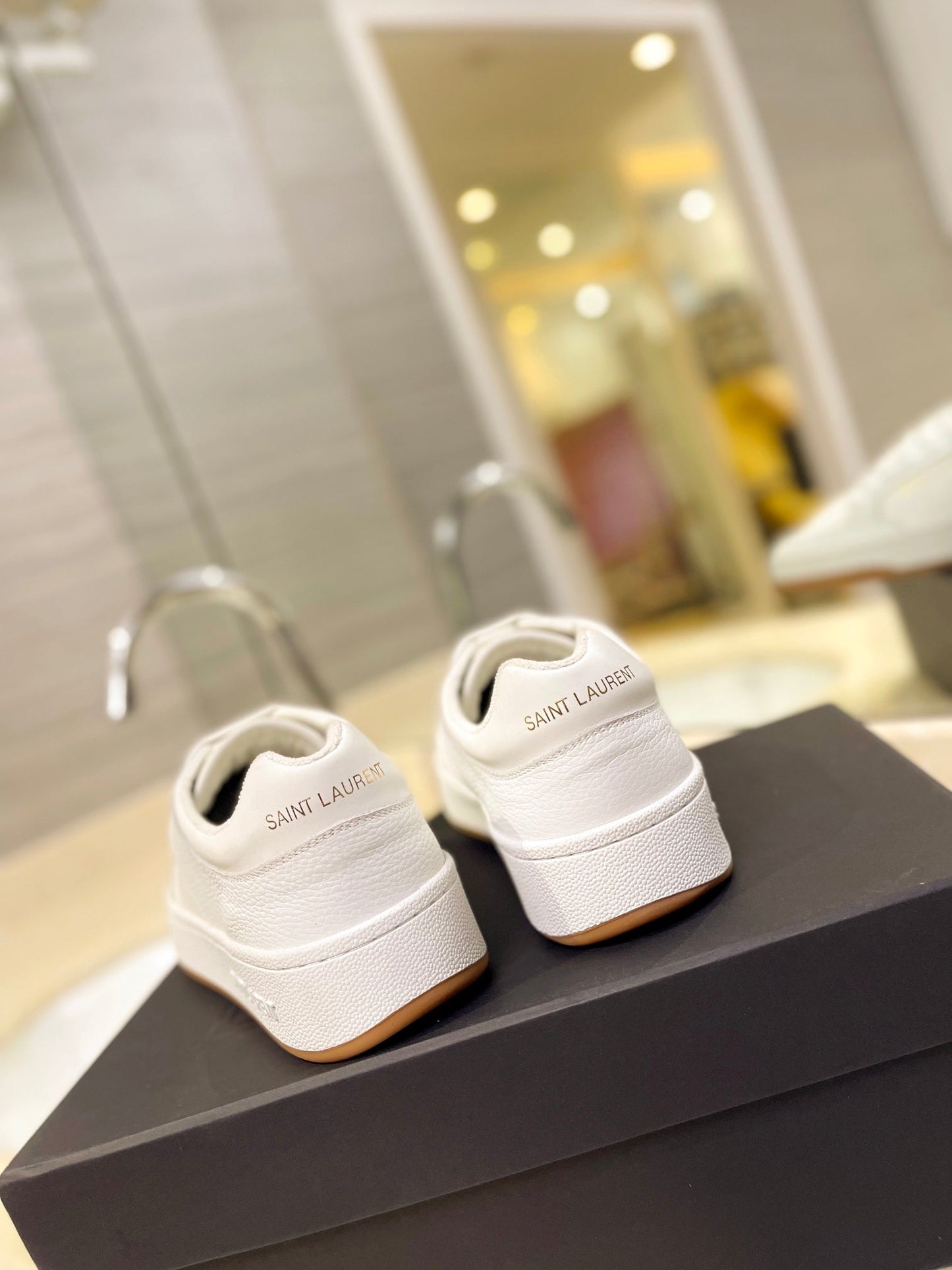 SL SL/61 SNEAKERS WHITE CALFSKIN