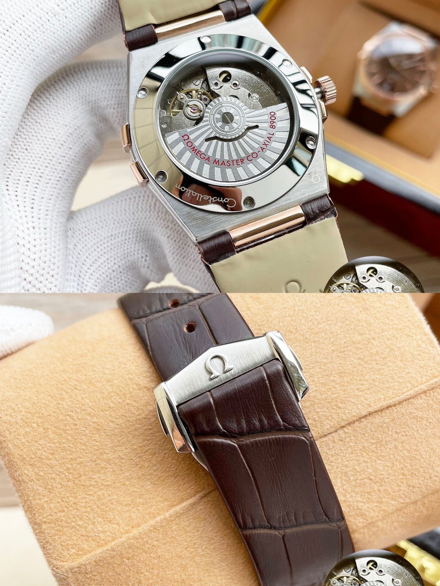 CONSTELLATION 39 MASTER COAXIAL STAINLESS STEEL LEATHER