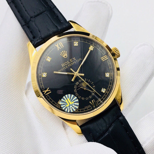 OYSTER PERPETUAL 41 MOONPHASE GOLD CASE