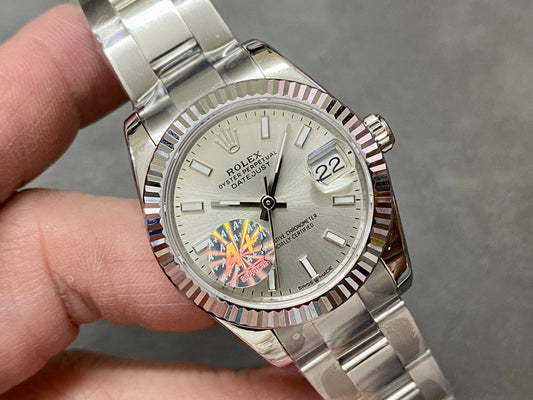 DATEJUST 31MM STEEL GREY DIAL