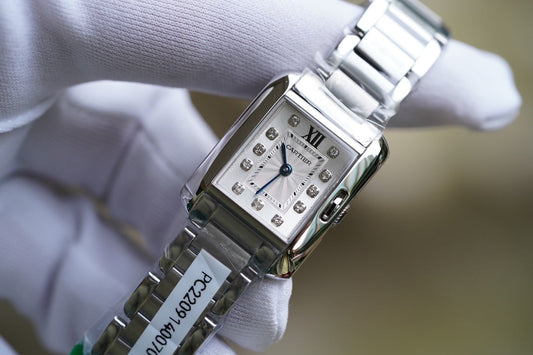 TANK ANGLAISE STEEL DIAMOND NUMBERALS