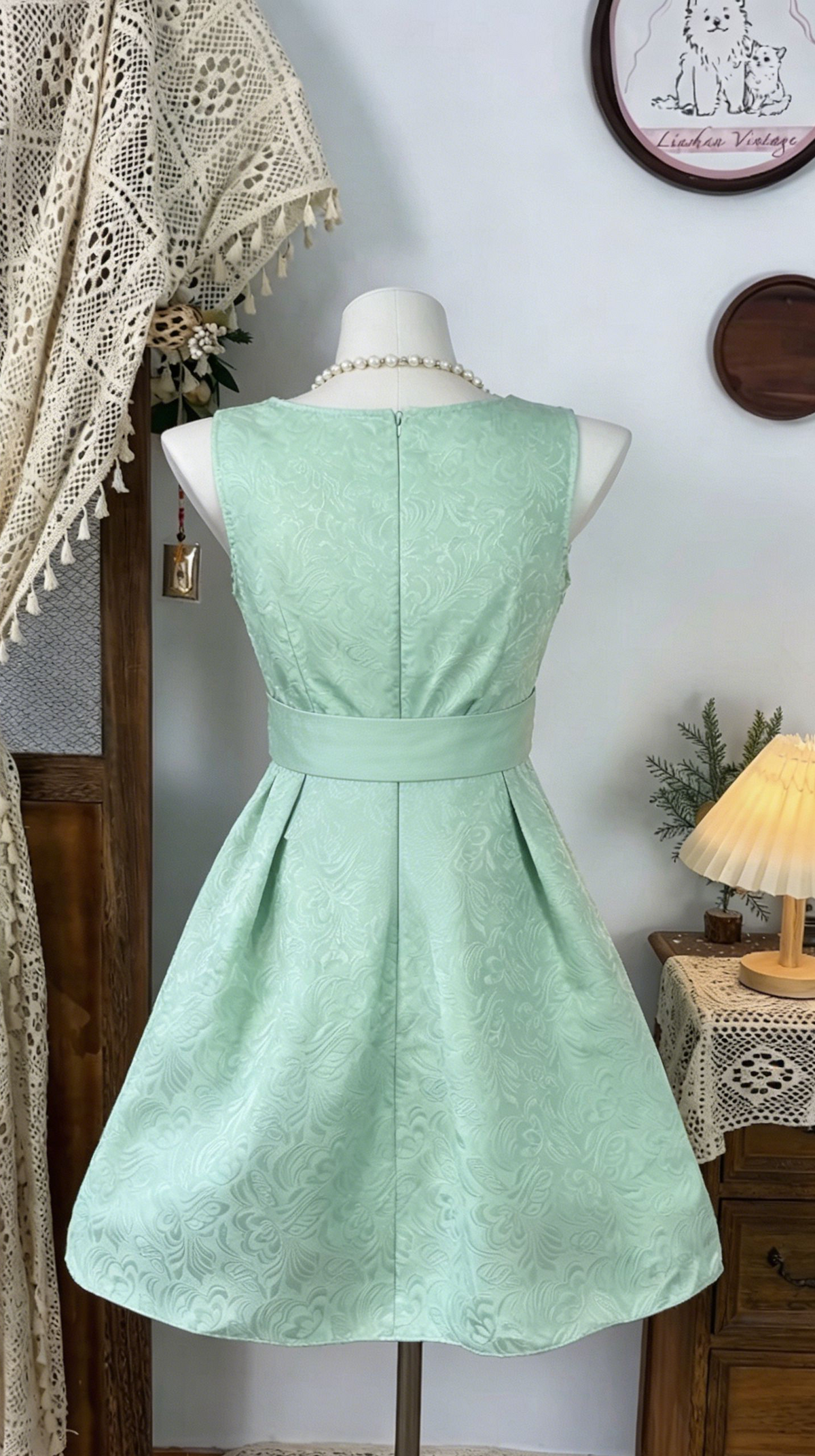 Beauty Homecoming Dress Jewel Bowknot Back to School Outfits Party Dress D6528