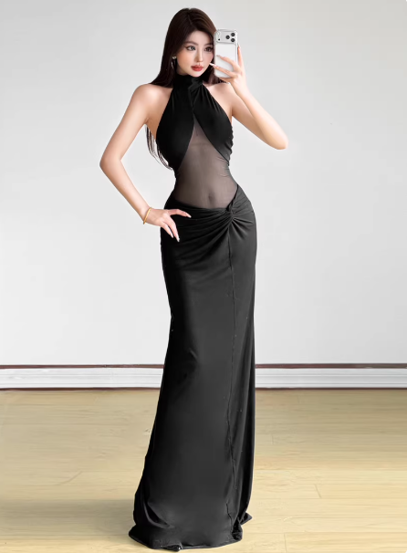 Fashion Black Women‘s Dress S401