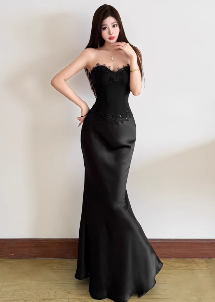 Fashion Black Women‘s Dress S402
