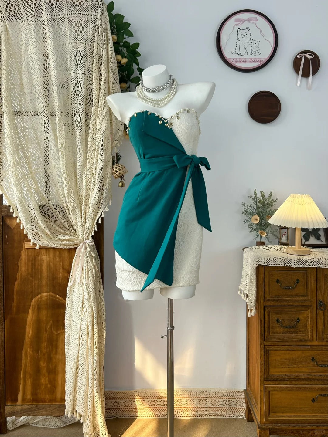 Short Vintage Evening Dress Elegant Sleeveless Short Prom Party Dress fg8179