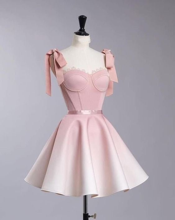 chic ball gown pink homecoming dress 16th birthday outfits S5341