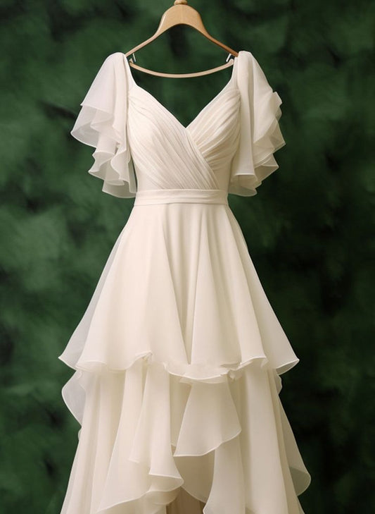 Chiffon High Low Formal Dress Prom Party Evening Dresses fg7678