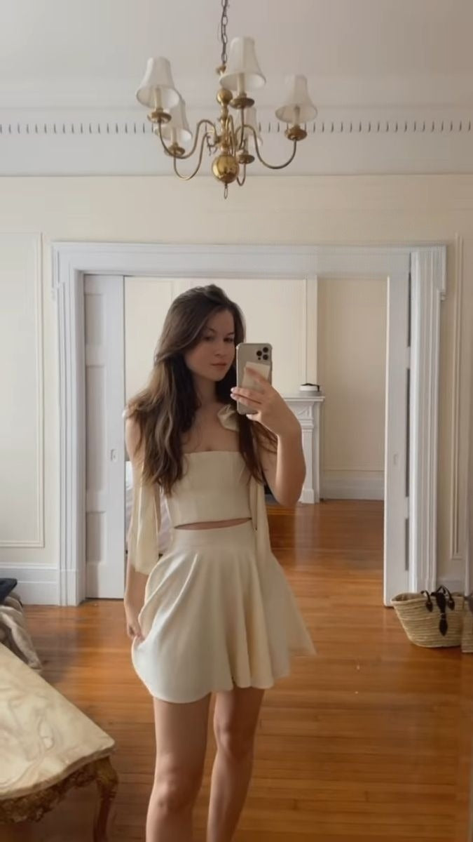 A Line Homecoming Dress Two Piece Short Evening Dress Cocktail Dresses Short Party Dress fg7904