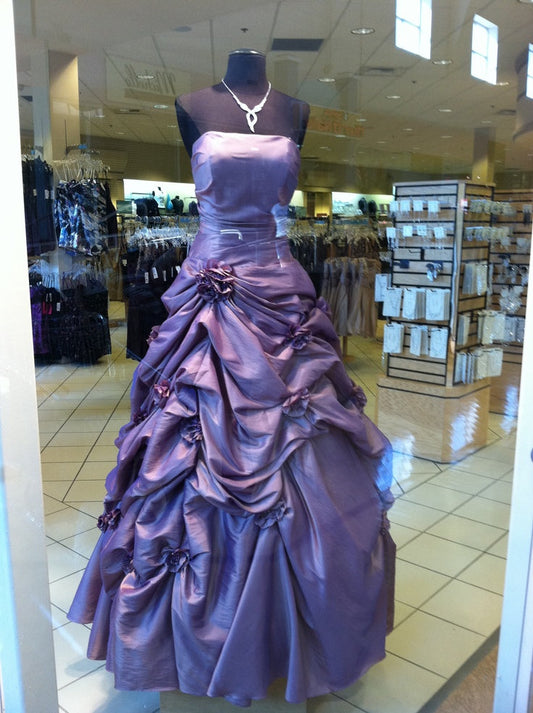 Formal Wear Dresses Gorgeous Strapless A-Line Vintage Long Evening Dress fg7633