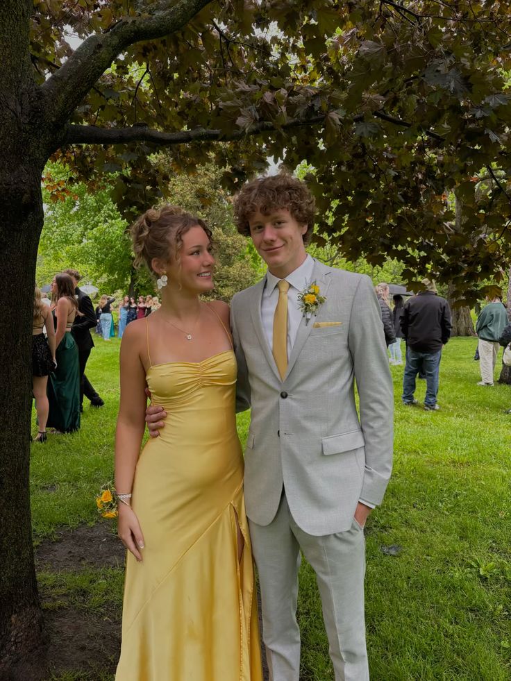 Yellow Party Dress Long Evening Dress Vintage Prom Dress fg8165