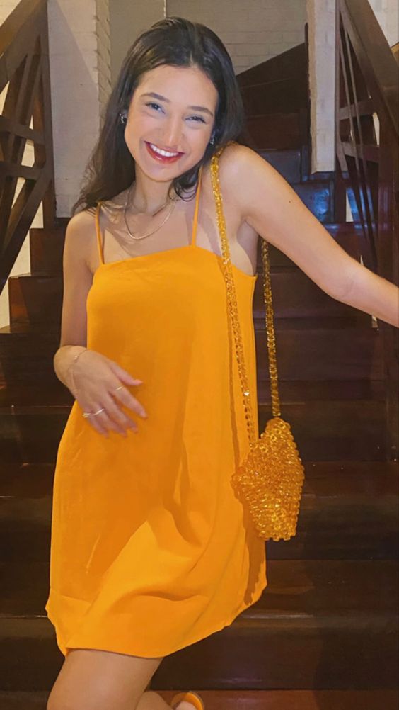 Casual Orange Homecoming Dress,Fashion Party Dress fg5834