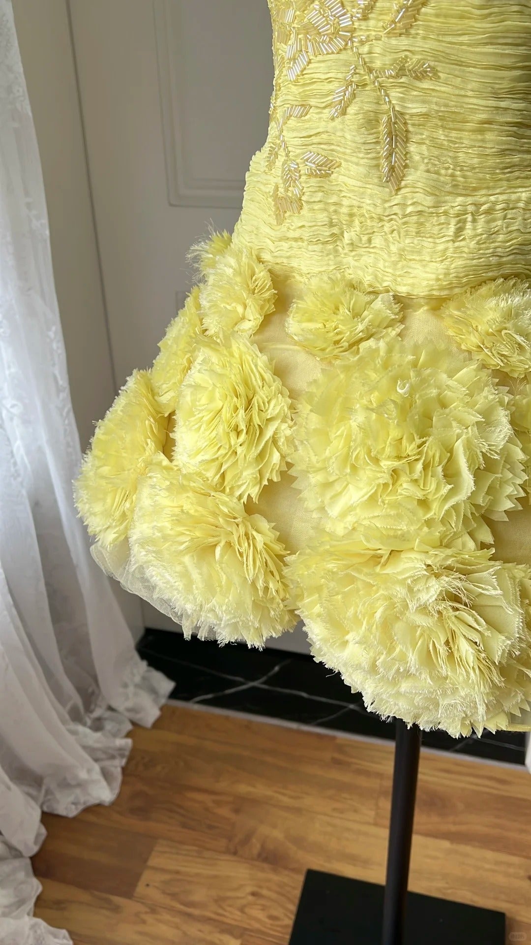 New Homecoming Dress Sweetheart Flower Pleated Back to School Outfits Party Dress D6468