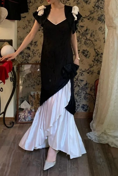 Minimalist Prom Dress V-neck Mermiad Gala Dress Formal Dress Evening Dress D4581