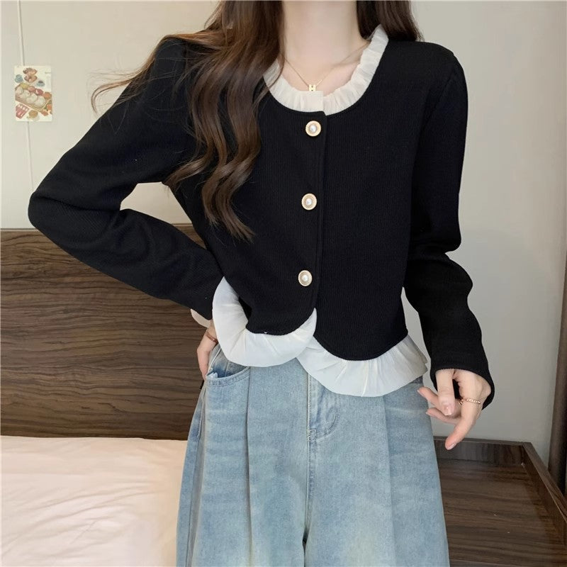 Plus size women's 2023 coat top S3472