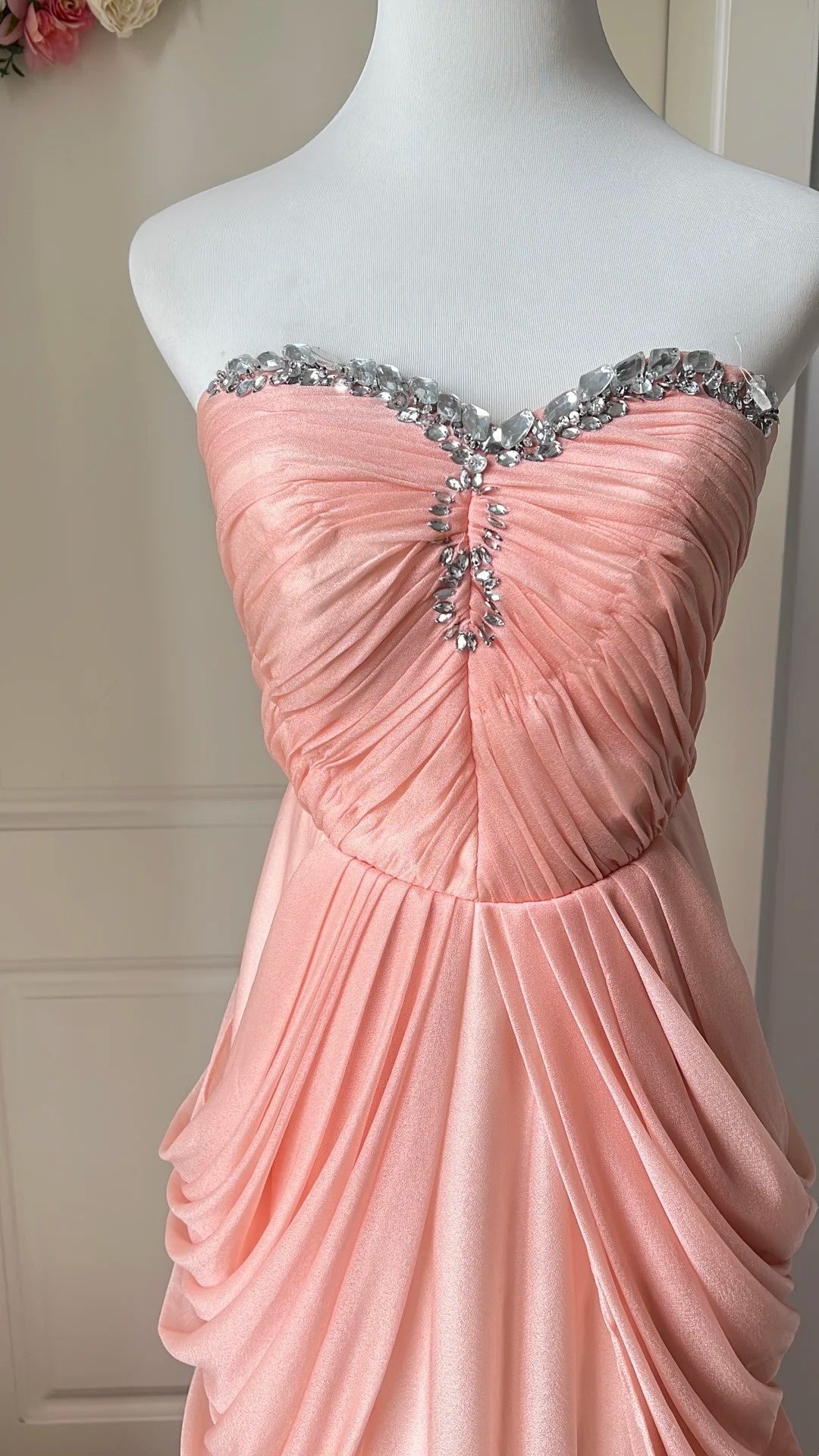 Elegant Prom Dress Sweetheart Pleated Formal Dresses Evening Dress Gala Gown D4744