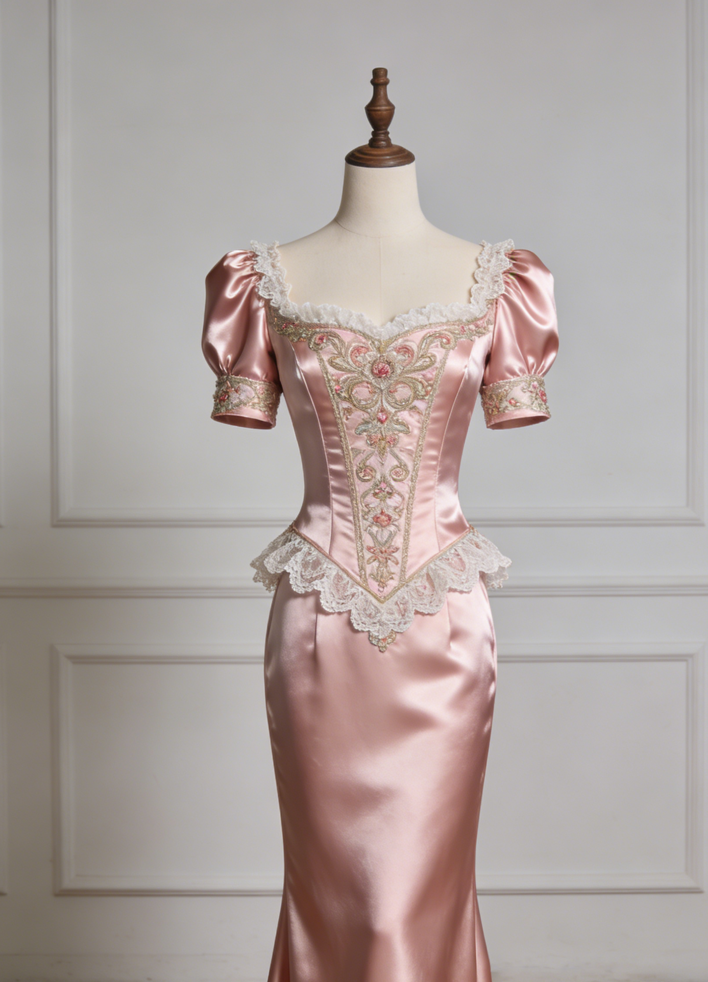 Elegant Prom Dress Pink Square Neck Mermaid Gala Gown Birthday Party Outfits Evening Dress D4783