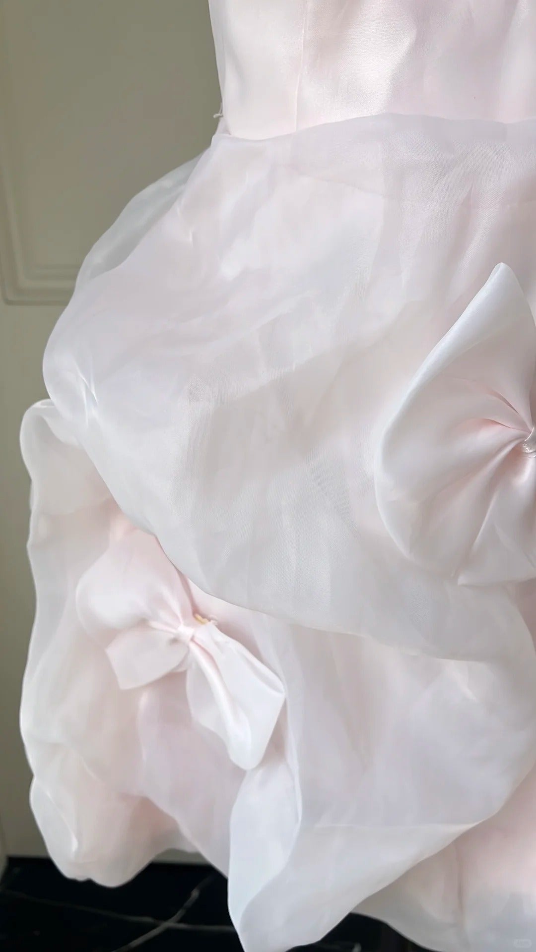 Cute Homecoming Dress Strapless Bowknot Tulle Back to School Outfits Party Dress D6467