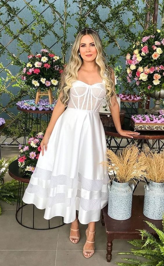 Fashion Prom Dresses White Sexy Prom Dress fg2836