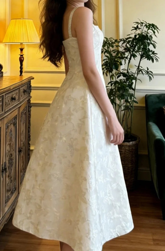 Charming Prom Dress A Line Square Neck Gala Gown Formal Evening Dress Graduation Outfits D5108