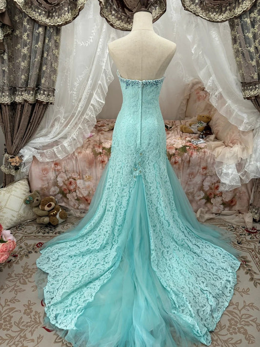 Beauty Prom Dress Sweetheart Mermaid Gala Gown Evening Dress Birthday Party Outfits D5159