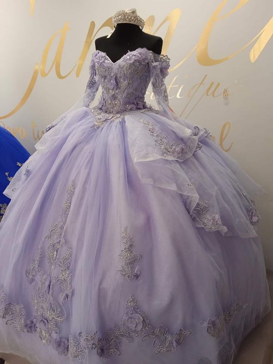 Purple Princess Ball Gown Quinceańera Dress Sweet 16 Dress