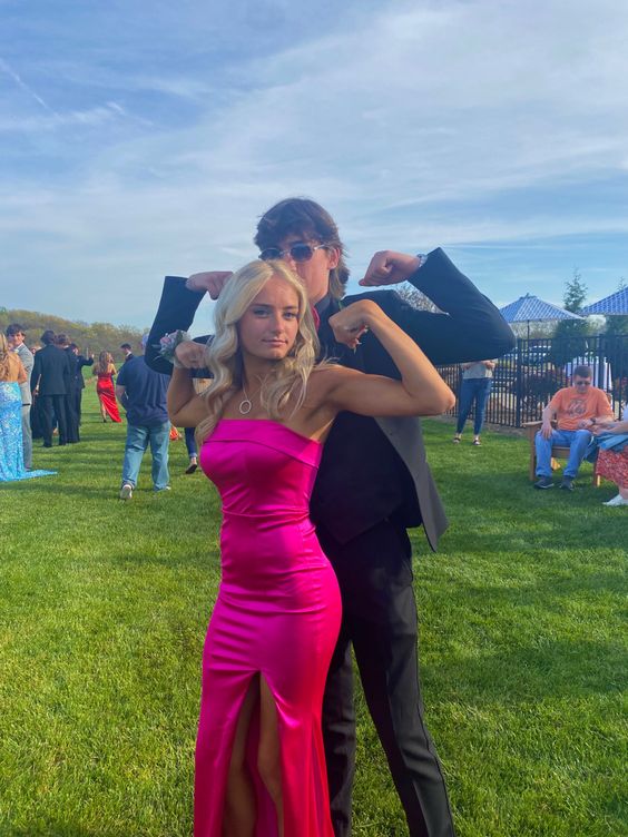 Hot Pink Prom Dresses Evening Dresses fg2137