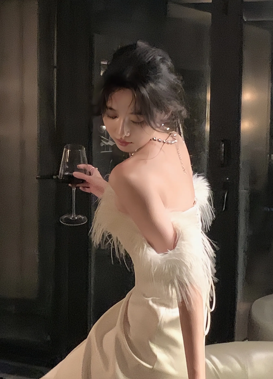 Luxury Formal Evening Dress For Women Bandage Dresses New Fashion Elegant Dress S5416