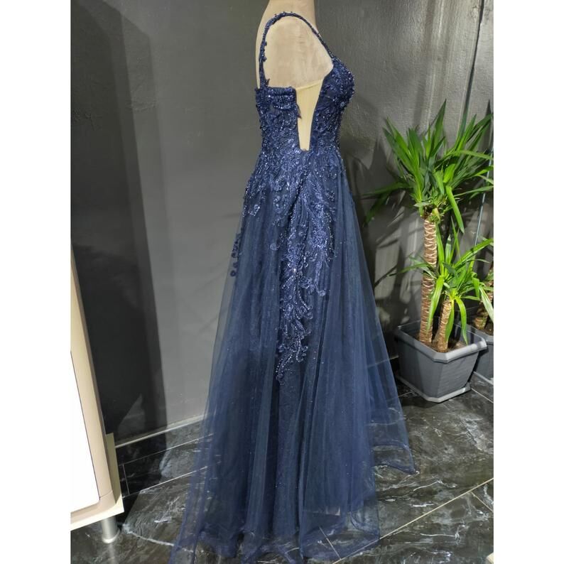 Blue Party Dress Bridesmaid Dress Long Prom Dresses Formal Evening Dresses fg4480
