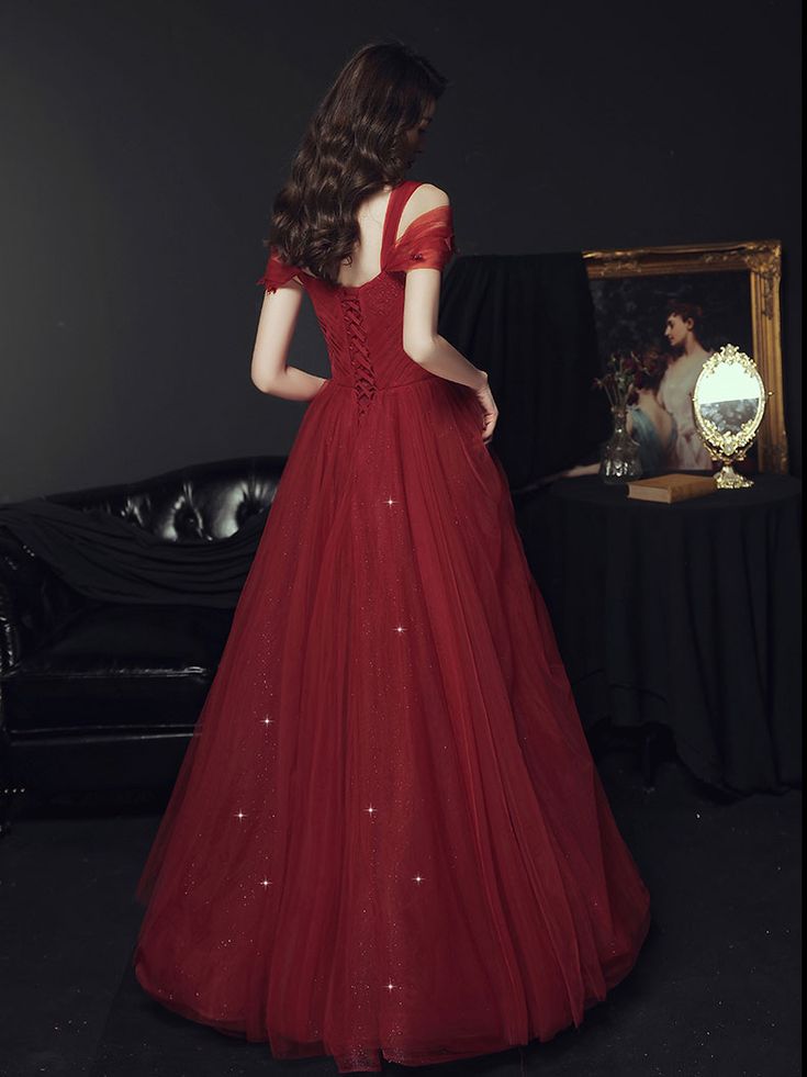 A-Line Sweetheart Neck Long Prom Dress, Evening Dress fg5360
