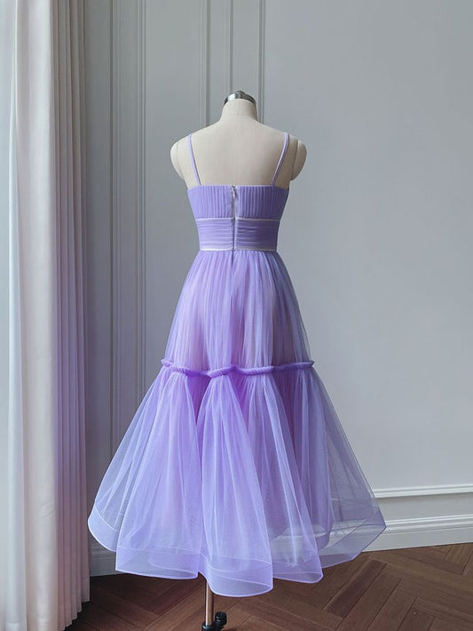 Simple Aline Tulle Green Short Prom Dress, Tulle Green Homecoming Dress fg3495