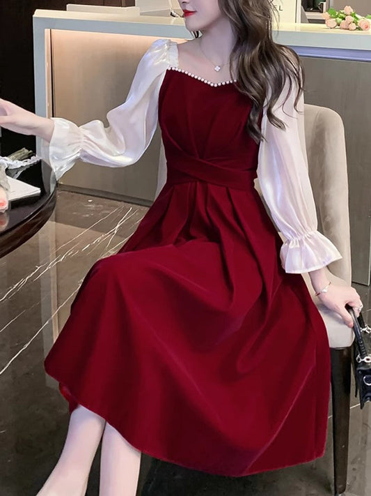 red dress for weddings, evening gowns homecoming dresses S3452