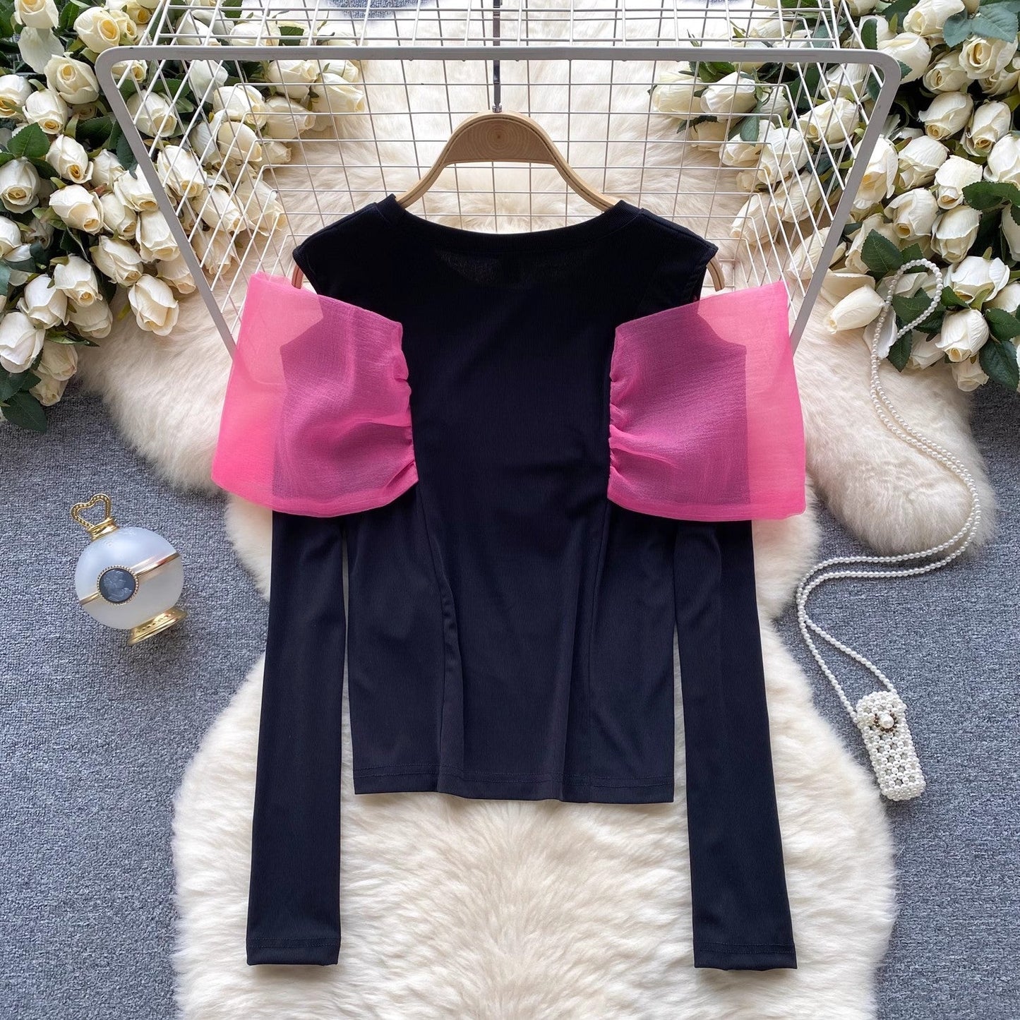 Design tops for women long-sleeved T-shirts for women S4550