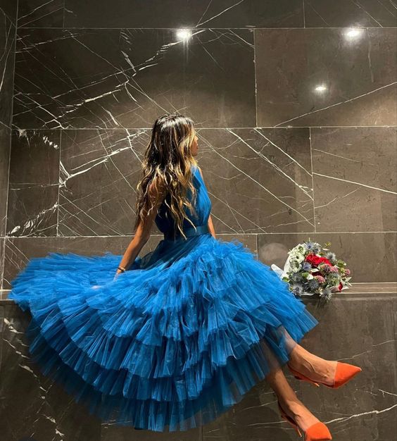 Unique Occasion dress , prom dress ,dreamy evening dress S2725