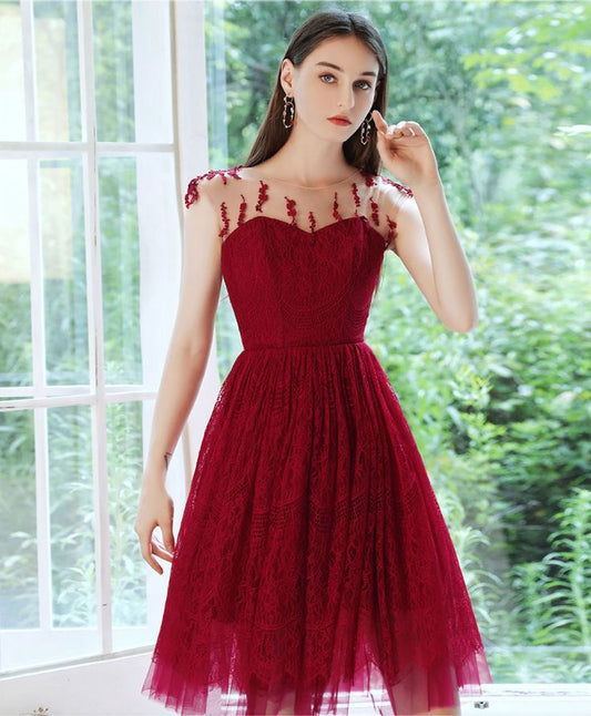 Short Prom Dress, Homecoming Dress with Beading Sequin S3345