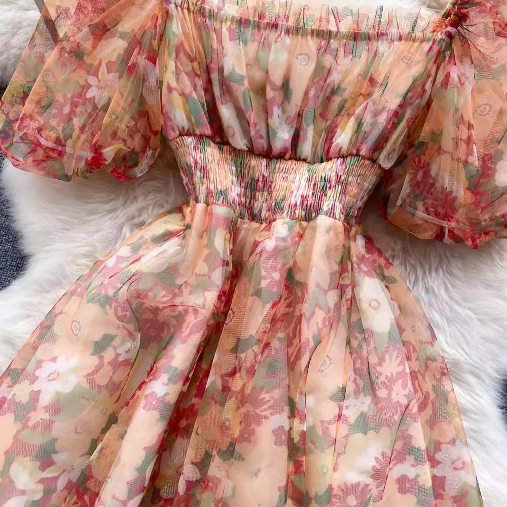 new floral sweet little fairy dress S4494