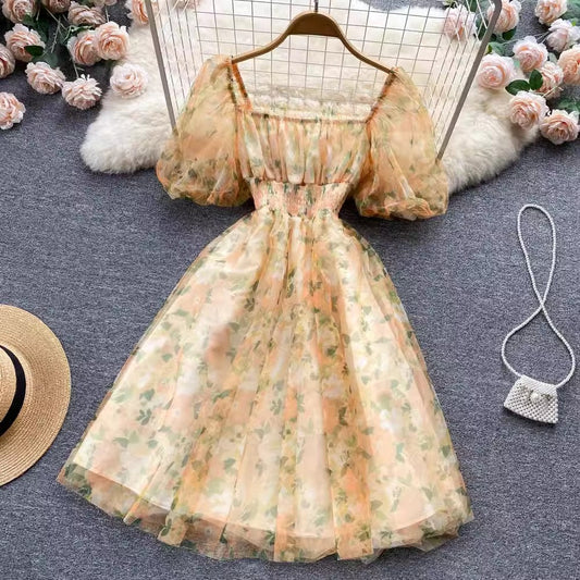 new floral sweet little fairy dress S4494