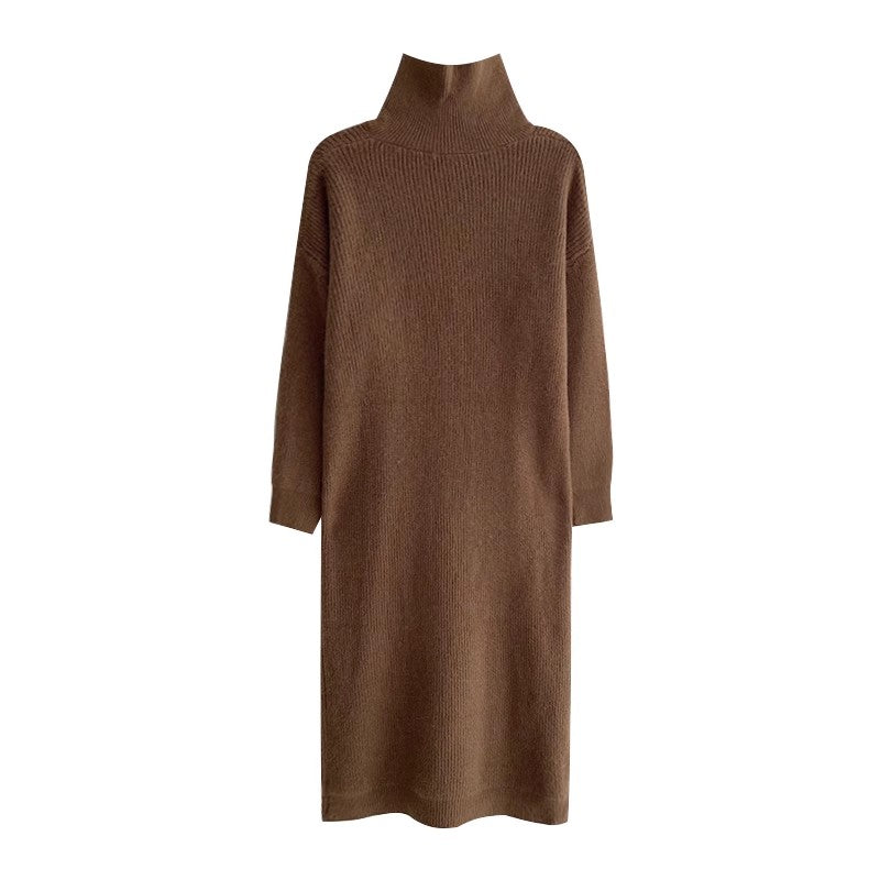 chi casual long knitted sweater dress S4726