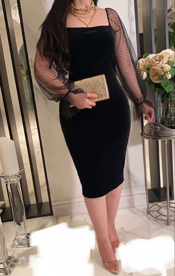 Black Prom Dresses, Short Formal Party Dresses S3311
